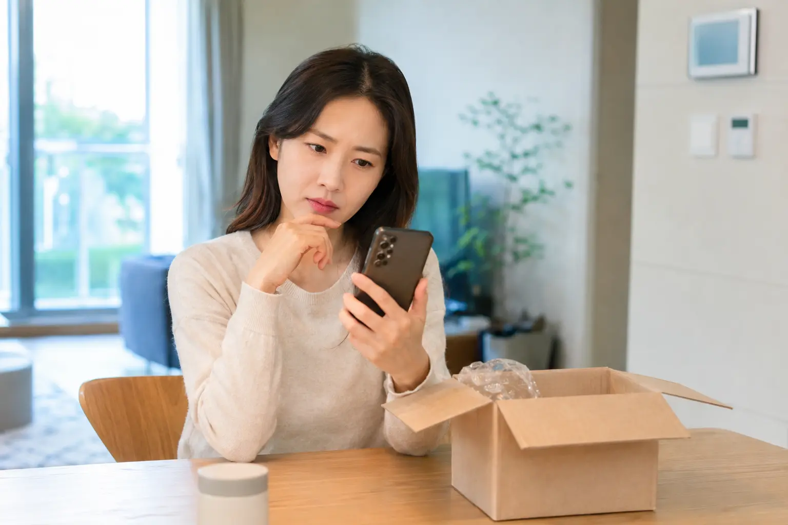 제품을 직접 확인할 수 없는 온라인 고객은 스마트폰 속 정보만으로 구매를 판단합니다.