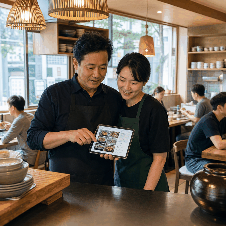 매장 정보와 사진 및 리뷰 관리 항목